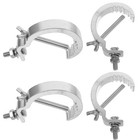  4 Stück Bühnenlichtklemmen, Traversenklemmen, Aluminiumlegierung, Lampenhaken,