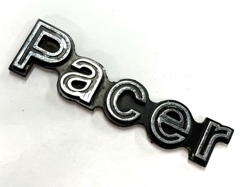 1975-80 AMC PACER GLOVE BOX EMBLEM BADGE SCRIPT USED - Picture 3 of 6