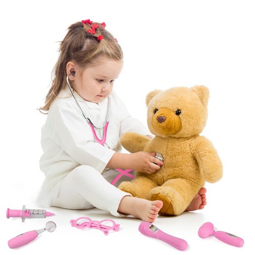 Doctor Kit, 8 Pieces Doctor Playset with Storage Bag & Real Stethoscope, Pret... - Picture 6 of 8
