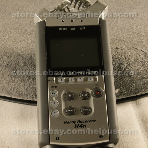 Zoom H4N Field Audio Recorder 4 chanel XLR & X/Y Mics Portable Works Perfectly ! - Picture 9 of 9