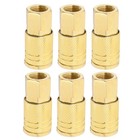  6 Stück Luftkompressor-Schnellkupplung, 1/4 Npt Innengewinde,
