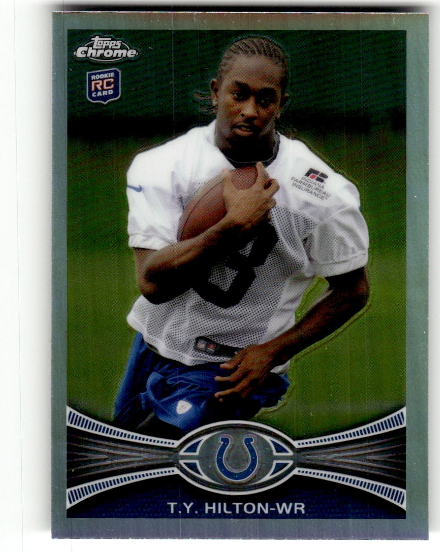 2012 Topps Chrome T.Y. Hilton Refractors Rookie #168