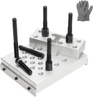 Universal Drill Press Support Block Plate Tool Set Kit, 30 Ton – Bearing and Bus