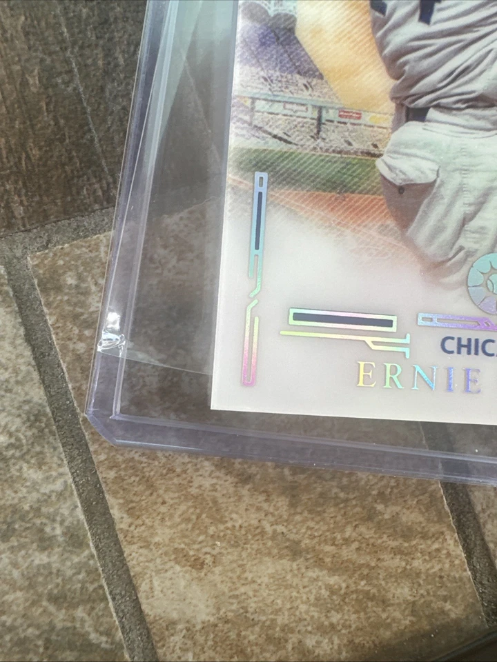 Panini Boys of Summer 2025 - Ernie Banks #75 01/25 Holo Silver Chicago Cubs Salón de la fama Foto 2 de 4