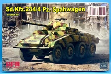 RyeField Model 1/35 RM 5118 RFM Sd.Kfz.167 StuG.IV Late Production w/ Interior