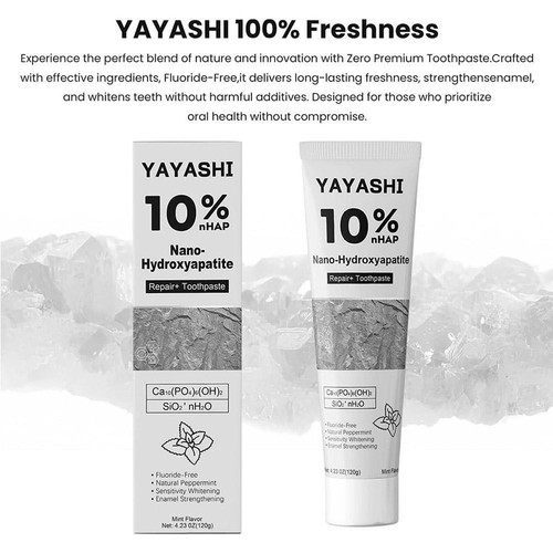 10% Nano-Hydroxyapatite Toothpaste Deep Cleaning For Sensitive Teeth 120g - Picture 8 of 11