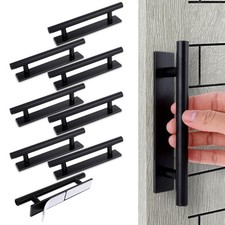 8 Pack Adhesive Cabinet Handles Pulls, Self Adhesive Drawer Pulls Stick Door ...