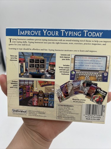 Software PC Typing Instructor Deluxe Version 15 Jewel Case Brand New Sealed - Picture 8 of 8
