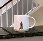 Hearth and & Hand Magnolia Stoneware Green Cream WINTER TREE Mug CHRISTMAS 2022