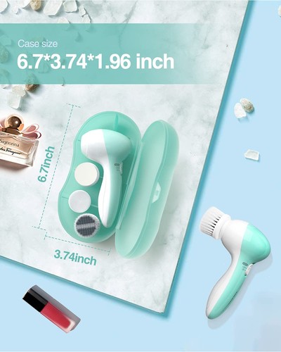 Elektrische Gesichtsreinigungsbürste für Frauen, 3-in-1 Gesichtsreiniger und Peeling... - Bild 8 von 9