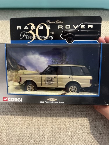 Corgi 57606 gold lackiert Range Rover 30th Anniversary LTD Edition 1:36 Auto OVP