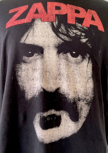 Vintage Frank Zappa Black Graphic T-Shirt Size XL - Picture 2 of 5