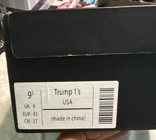 Trump Gold Never Surrender High Top Sneaker Herren Gr. 9,5 Neu Mit Karton - Bild 14 von 15