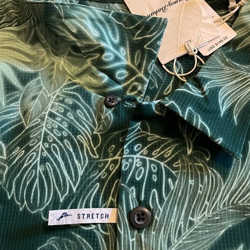 Tommy Bahama BU Baylor Bears Mens 2XL Button Down Shirt Floral Green XXL $148 - Picture 8 of 12