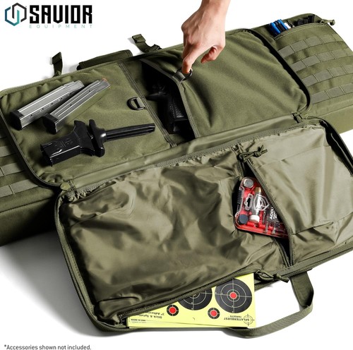 Tactical Double Gun Bag - 42" Olive Drab Green - Picture 5 of 11
