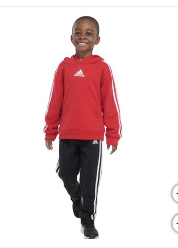 Adidas Kids' 2-piece Set Red NWT - Picture 1 of 4