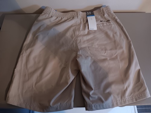 Columbia Sportswear Herren Chino Shorts Gr. 34 Beige Khaki Outdoor Wandern Neu mit Etikett - Bild 2 von 8