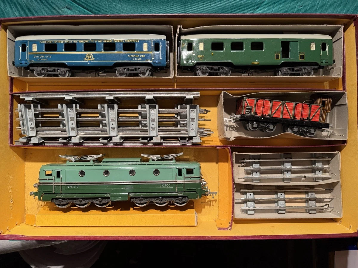 Caisse Locomotive électrique JEP CC 7001 - Échelle O (1/43ème) - Métal - France