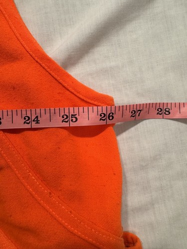 Gamehide Blaze Orange Hunting Vest Mens Large Quilted Padded Shell Pocket Safety - Picture 10 of 14