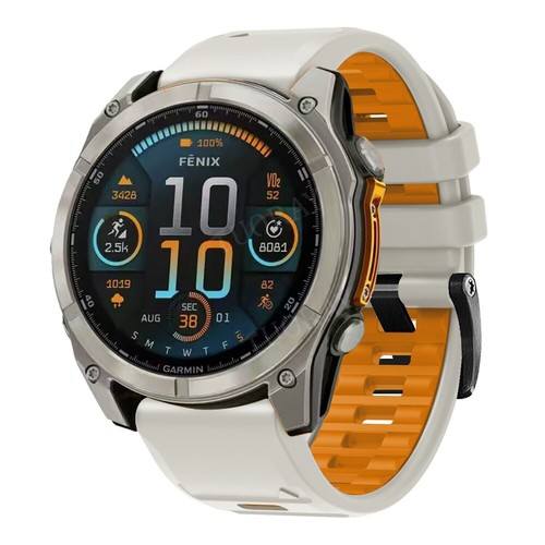 Quickfit Silikon Uhrenarmband Für Garmin Fenix 3HR 5 5X 7 7X 6 6X Pro 8 E Enduro - Picture 147 of 248