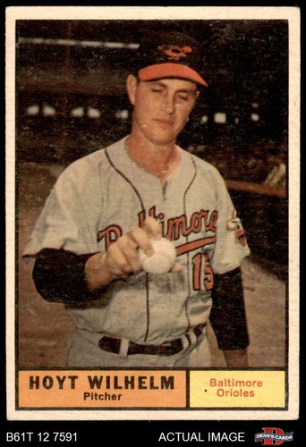 1961 Topps #545 Hoyt Wilhelm Orioles HOF 4.5 - VG/EX+ - Bild 1 von 5