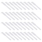  100pcs Waterproof Medical Wristbands - Disposable Hospital PVC Snap Closure ID