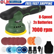 21V Battery Car Polisher Kit Cordless Rotary Buffer Polishing Machine Sander Set