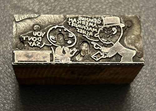 Comic strip cartoon panel | vintage letterpress printing block - Picture 1 of 3