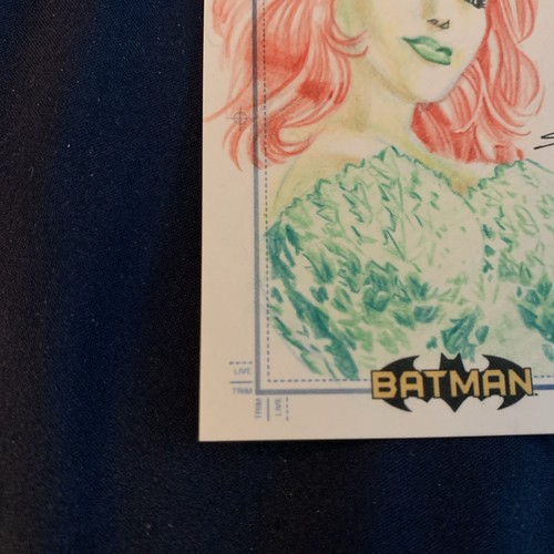 Tarjeta de boceto de Batman Archives Sketchafex hiedra venenosa ¡muy bonita!!!!! - Imagen 2 de 6