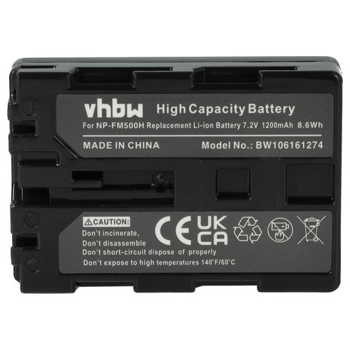 Battery for Sony Alpha A300X A350K A350H A200K A300K A200W A350 A300 1200mAh - Picture 3 of 9