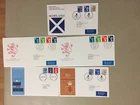 Five GB and REGIONAL fdc with deffinitive QE stamps