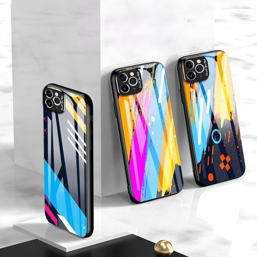 Etui Color Glass Hartowane Szkło iPhone 11 Pro Max - Hurtel - Zdjęcie 10 z 12