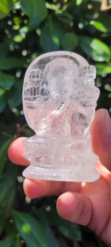 Ganesha Bergkristall,Ganesha aus Bergkristall/Indien/ 166g - Bild 2 von 4