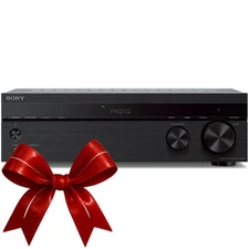 Sony 2 Channel Stereo Receiver with Phono Inputs and Bluetooth Connectivity