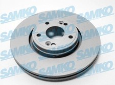SAMKO 2x Bremsscheibe vorne belüftet für Renault Laguna II Grandtour KG0/1