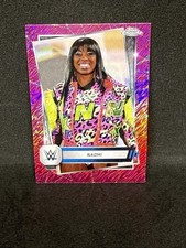 Naomi WWE Topps Chrome Sapphire 2025 Sapphire Pink Refractor #194