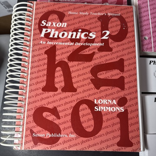 Saxon phonics 2 SET, Teachers, workbooks (new) readers, Kid Cards, Complete Set - Picture 2 of 13