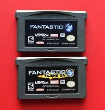 Fantastic 4 Original Flame On Game Boy Advance Nintendo GBA Lot 2 Marvel Games