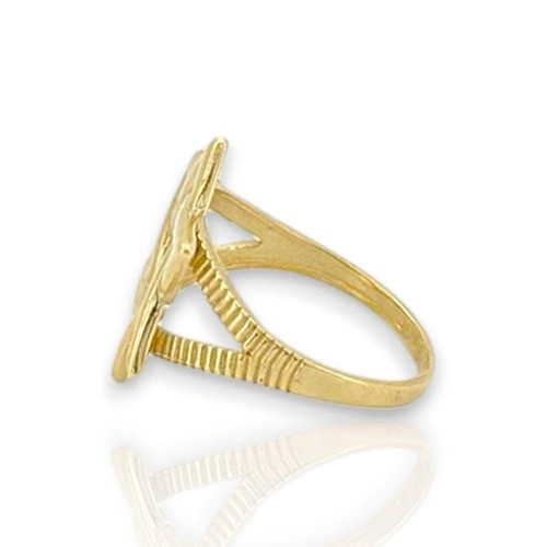 Star Of David Ring - 10K Yellow Gold - Picture 3 of 14