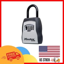 Emergency Access Key Lock Box - Lockable Storage for 5 House Keys, Weatherproof