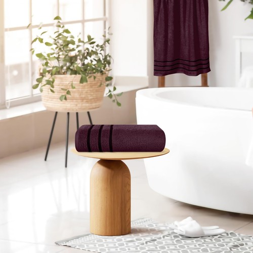 MyOwn Set di 2 Asciugamani da Bagno Oversize in Cotone 28x55 Pollici, Asciugamani da Bagno Grandi,... - Foto 4 di 6