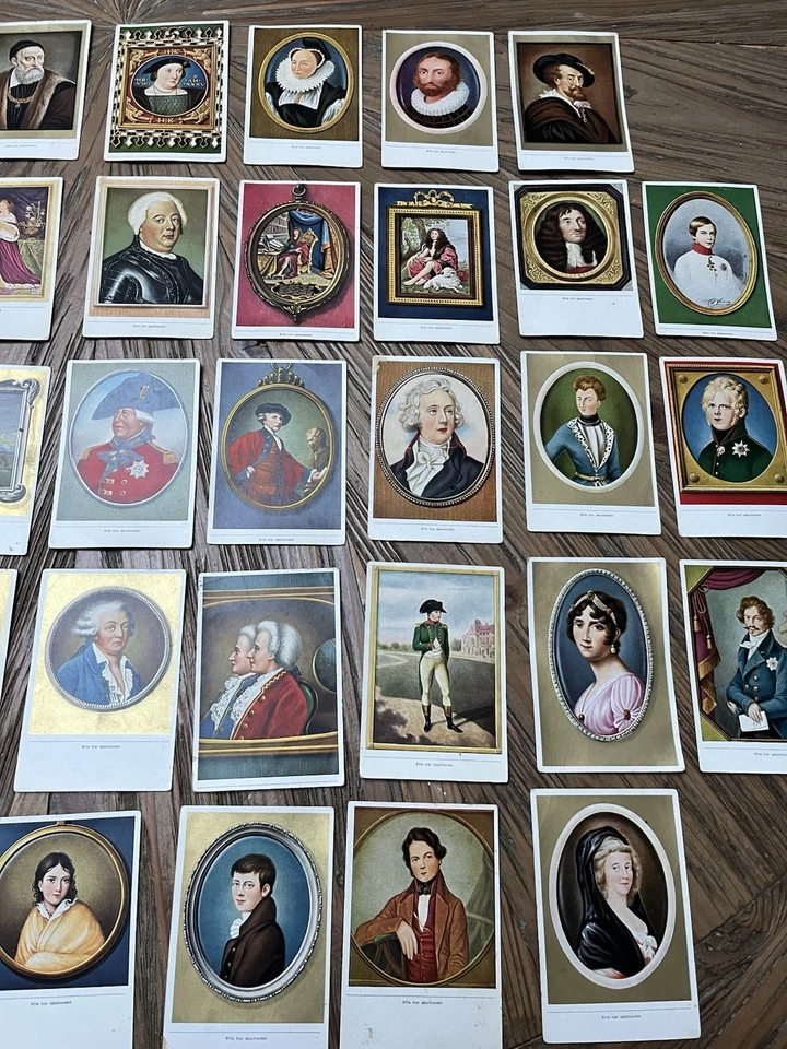 Images Lot de 43 cartes : PERSONNAGES DE L HISTOIRE UNIVERSELLE  vintage - Photo 3/4