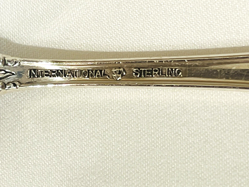 Vtg 1939 International Sterling Silver Prelude Sugar Spoon 5-7/8" With Mono "S" - Picture 7 of 15
