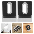  4 Set Stainless Steel Mirror Holder Clips for Wall Mounting Heavy Duty Glass