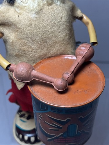 1960s Marx Mechanical Nutty Mad Indian 7" Wind-Up Toy Japan Vintage Works! - Bild 18 von 23
