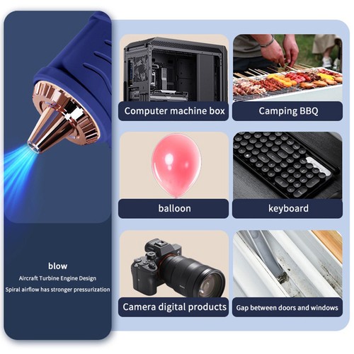 2 In1 Wireless Car Vacuum Cleaner High Powerful Dual Use For Suction And Blowing - Afbeelding 8 van 15