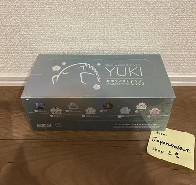 POP MART YUKI Japanese Style Series Factory Sealed Assorted Box 8 Figures Rare