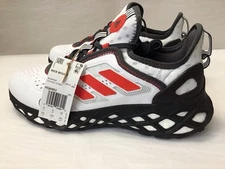 NEW Adidas Men 8.5 Web Boost White Red Black Running HQ6993 Athletic Shoe (AD1)