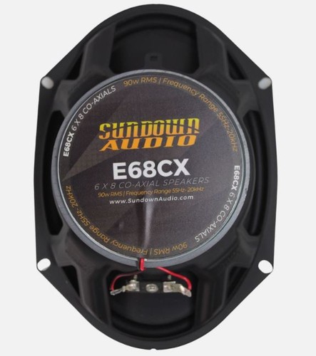 Altavoces coaxiales bidireccionales Sundown Car Audio serie E 6x8" 180 W pico 4 ohmios E-68CX - Imagen 3 de 4