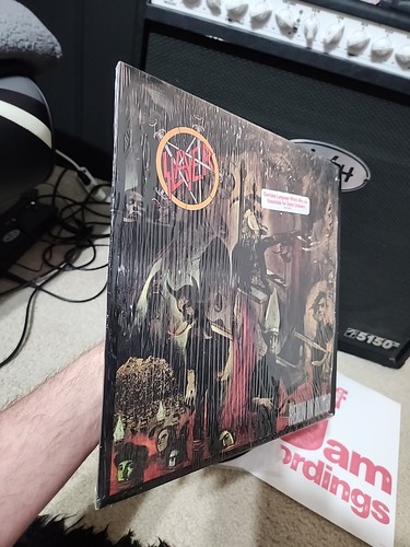 Slayer Reign In Blood Lp Vinyl 1986 OG 1st Press Shrink/Hype/Insert NM-/EX+ Wax - Picture 5 of 13